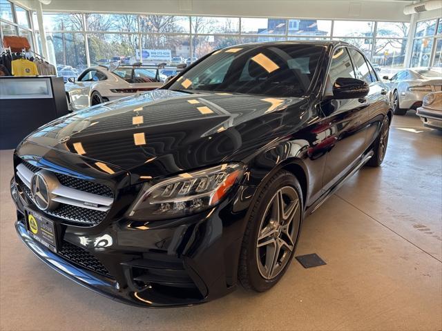 used 2021 Mercedes-Benz AMG C 43 car, priced at $39,900