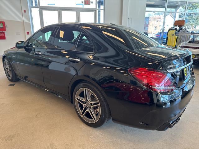 used 2021 Mercedes-Benz AMG C 43 car, priced at $39,900