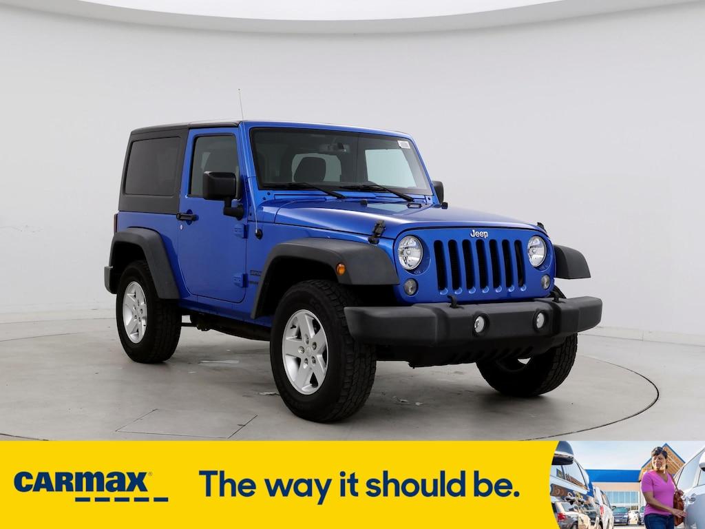 used 2016 Jeep Wrangler car, priced at $19,998