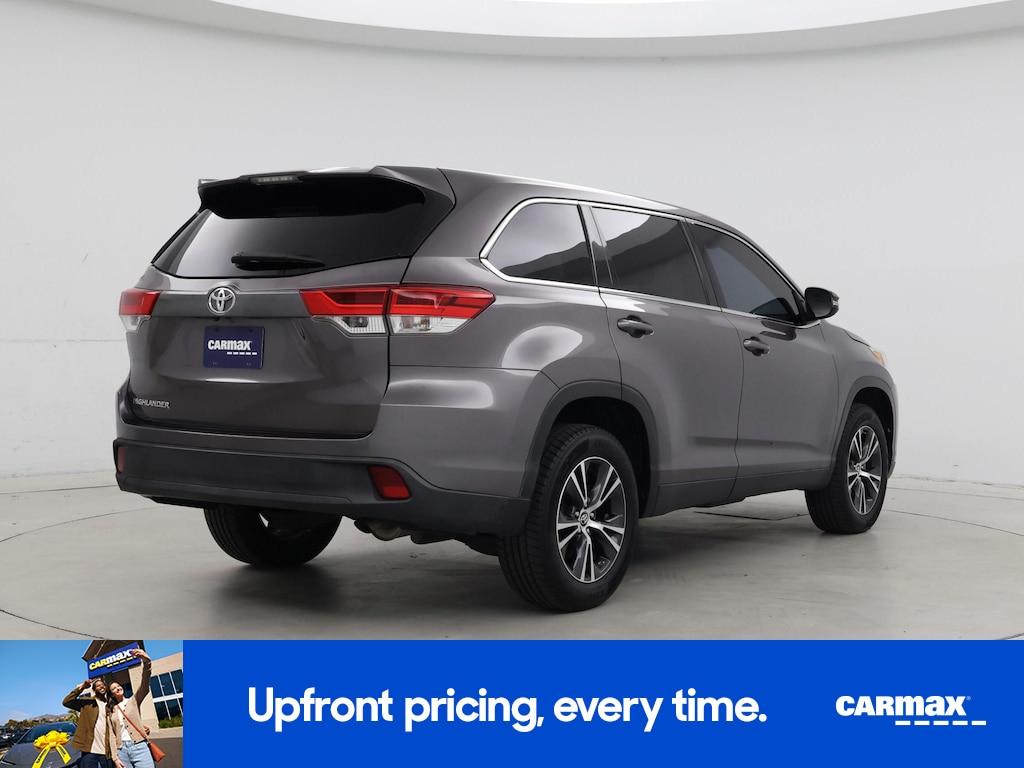 used 2019 Toyota Highlander car, priced at $19,998