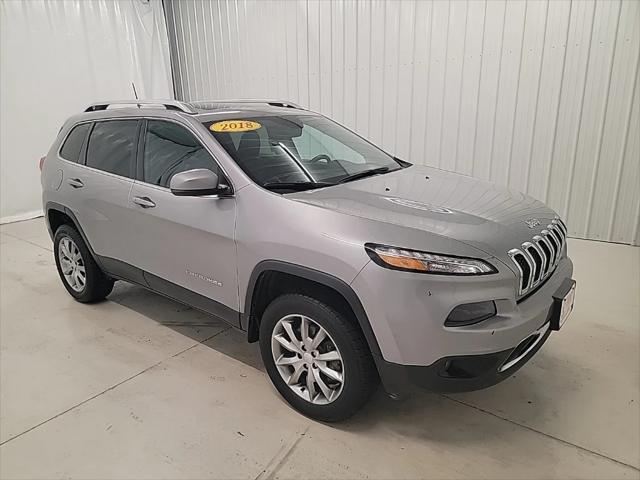 used 2018 Jeep Cherokee car, priced at $17,332