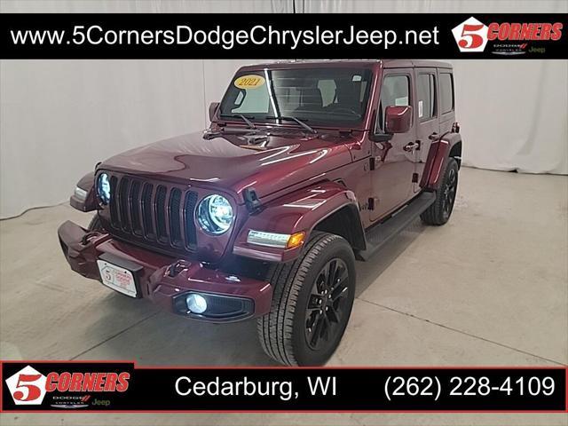 used 2021 Jeep Wrangler Unlimited car, priced at $35,372