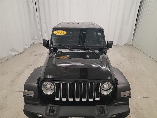 used 2018 Jeep Wrangler Unlimited car, priced at $23,900