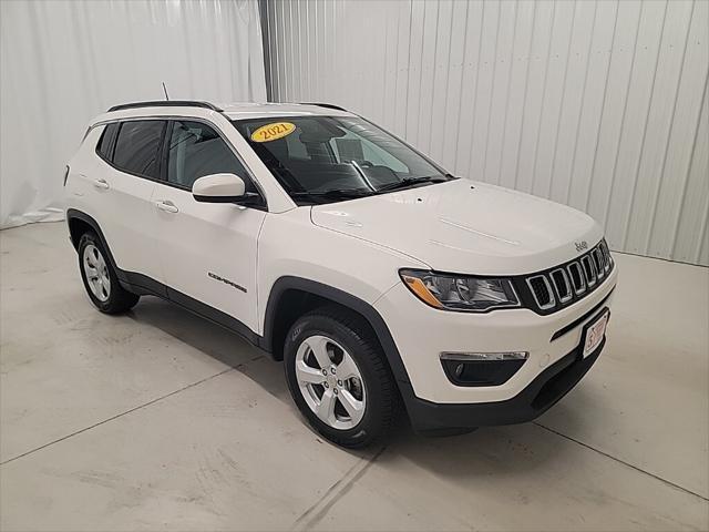 used 2021 Jeep Compass car, priced at $21,662