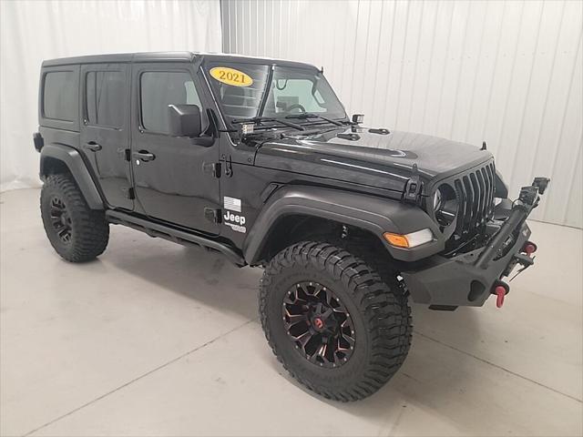 used 2021 Jeep Wrangler Unlimited car, priced at $32,900