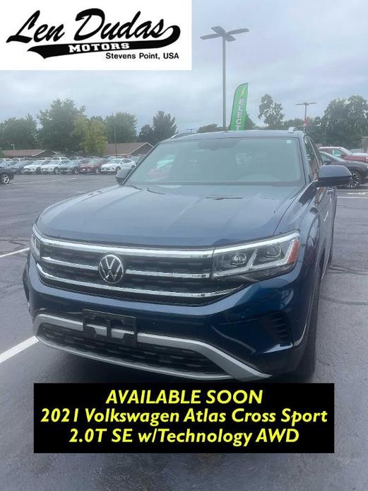 used 2021 Volkswagen Atlas Cross Sport car, priced at $27,995