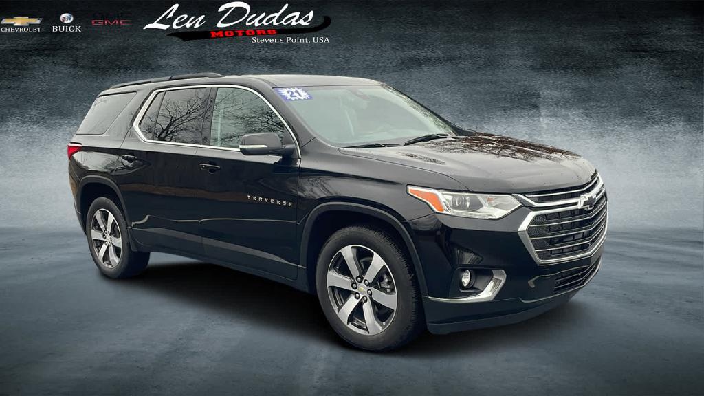 used 2021 Chevrolet Traverse car, priced at $32,995