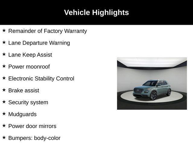 new 2025 Hyundai Venue car, priced at $22,672