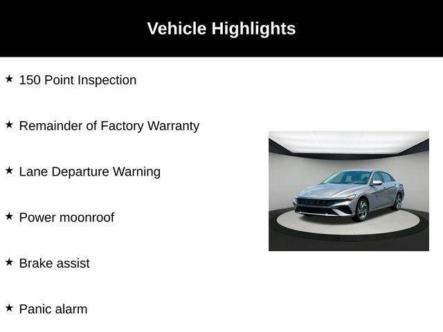 new 2024 Hyundai Elantra car, priced at $28,555