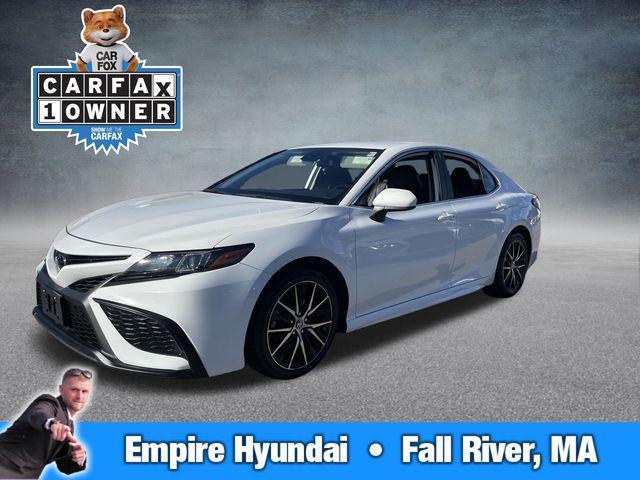 used 2021 Toyota Camry car, priced at $21,634