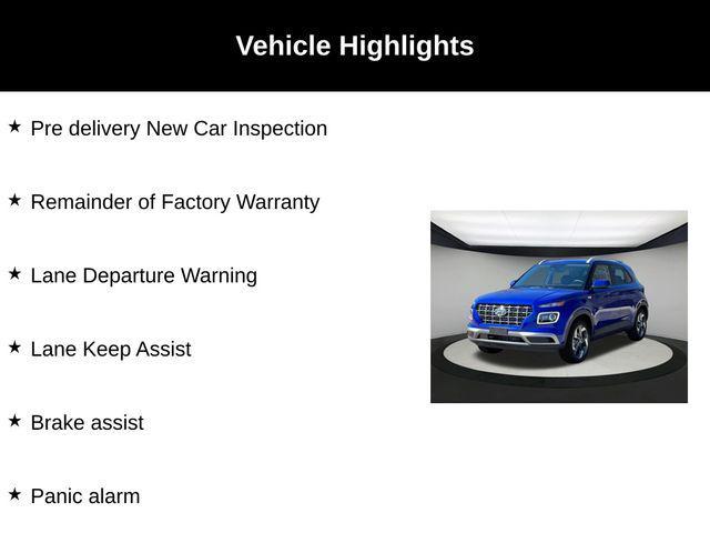 new 2025 Hyundai Venue car, priced at $22,942