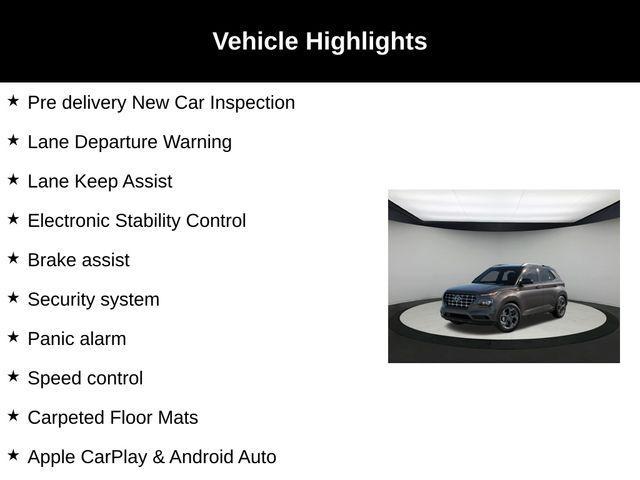 new 2025 Hyundai Venue car, priced at $23,688
