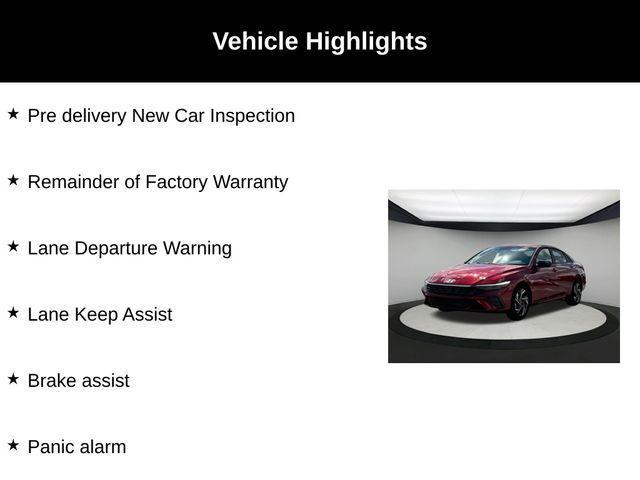 new 2025 Hyundai Elantra car, priced at $25,580
