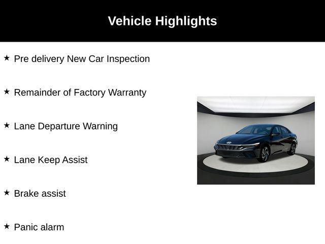 new 2025 Hyundai Elantra car, priced at $25,025