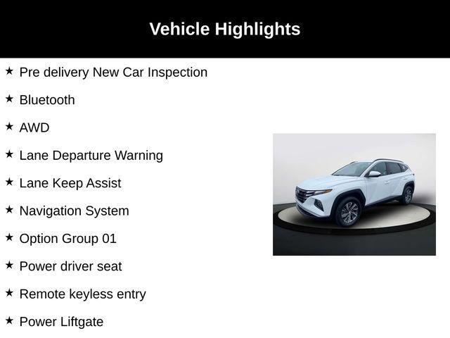 new 2024 Hyundai Tucson Hybrid car, priced at $35,225