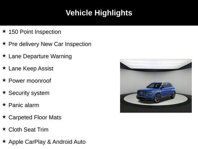 new 2025 Hyundai Venue car, priced at $22,672