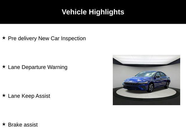 new 2025 Hyundai Elantra car, priced at $25,010