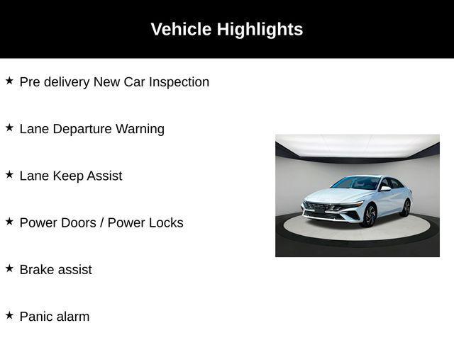 new 2024 Hyundai Elantra car, priced at $27,285