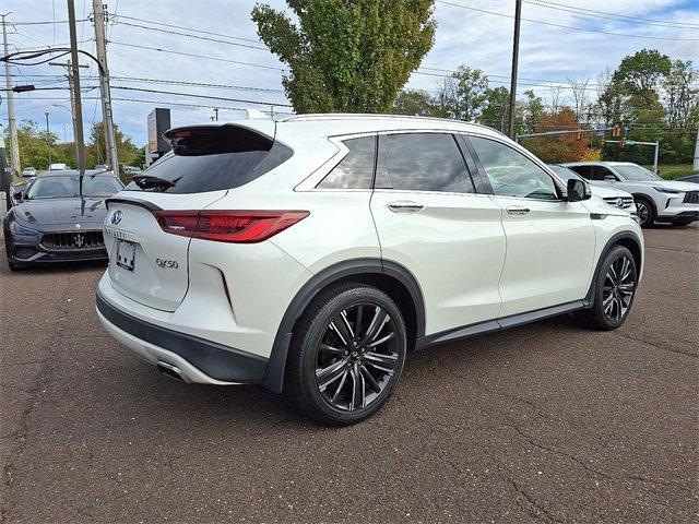 used 2022 INFINITI QX50 car, priced at $26,299
