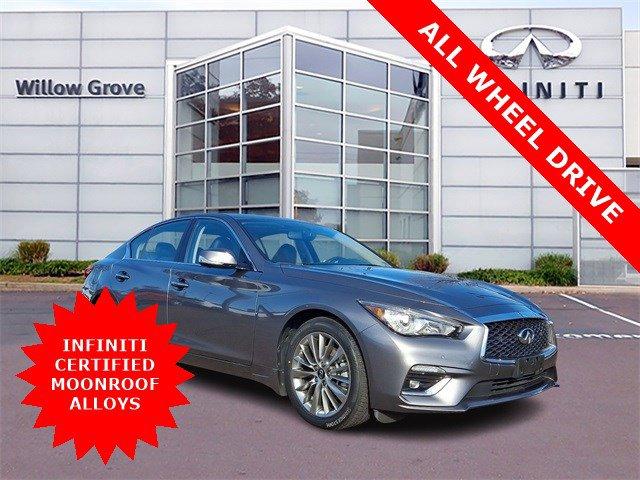 used 2022 INFINITI Q50 car, priced at $28,880