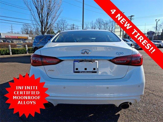 used 2022 INFINITI Q50 car, priced at $27,999