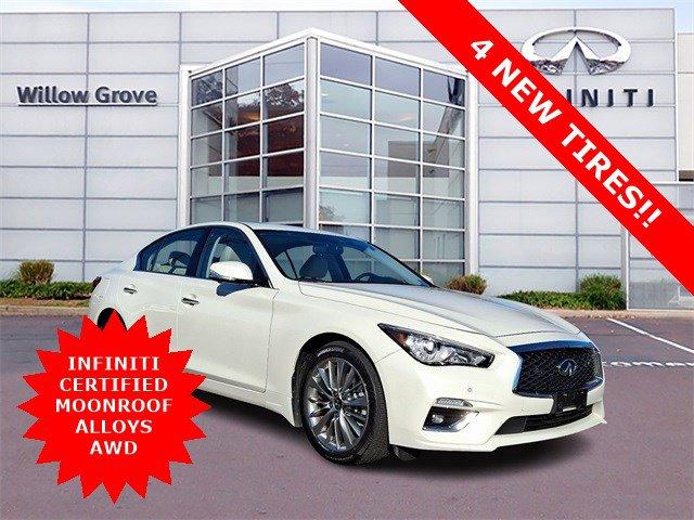 used 2022 INFINITI Q50 car, priced at $28,769