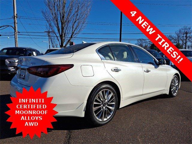 used 2022 INFINITI Q50 car, priced at $28,769