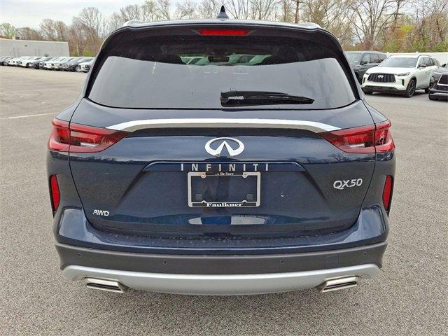 new 2025 INFINITI QX50 car, priced at $49,270