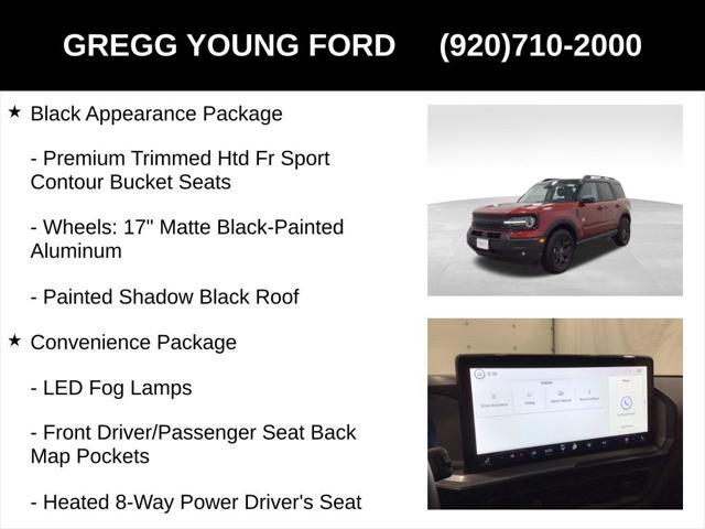 new 2025 Ford Bronco Sport car, priced at $33,312