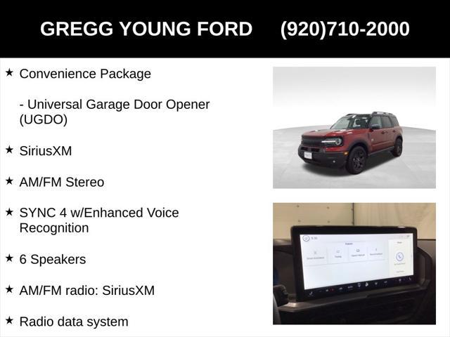 new 2025 Ford Bronco Sport car, priced at $33,312