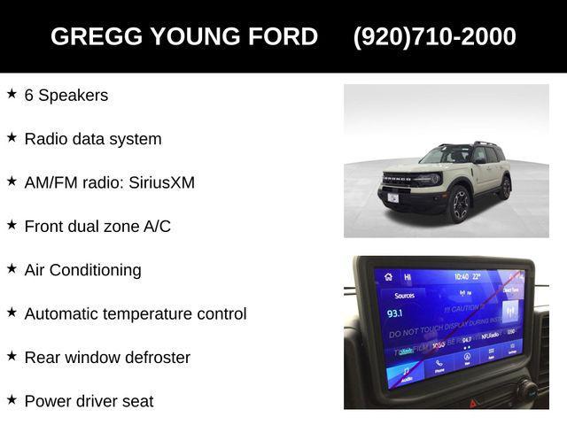 new 2024 Ford Bronco Sport car, priced at $35,818