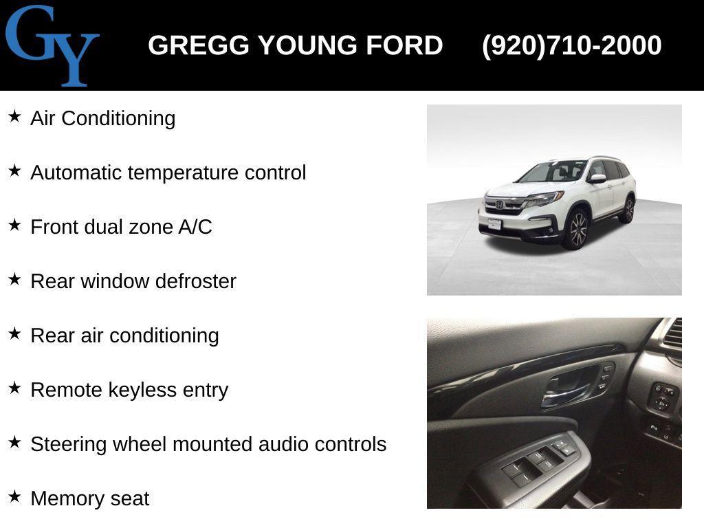 used 2021 Honda Pilot car, priced at $27,400