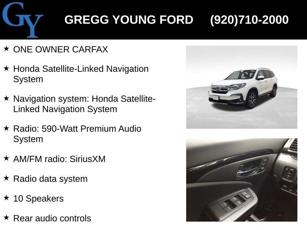 used 2021 Honda Pilot car, priced at $27,400