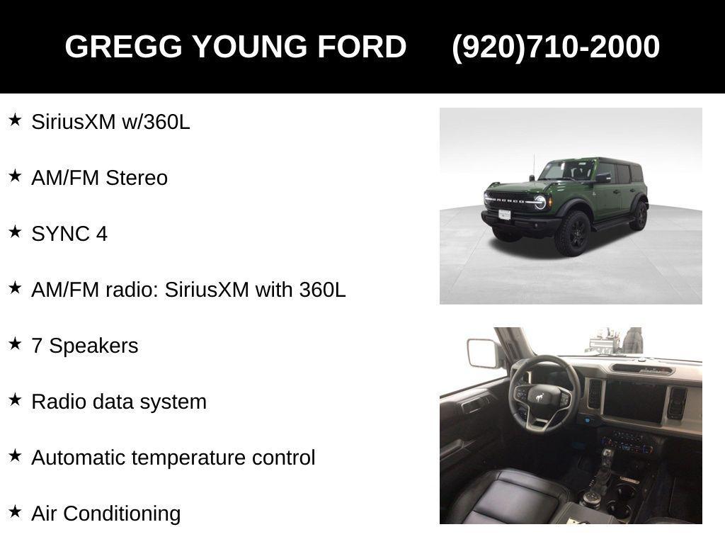 new 2025 Ford Bronco car, priced at $51,638