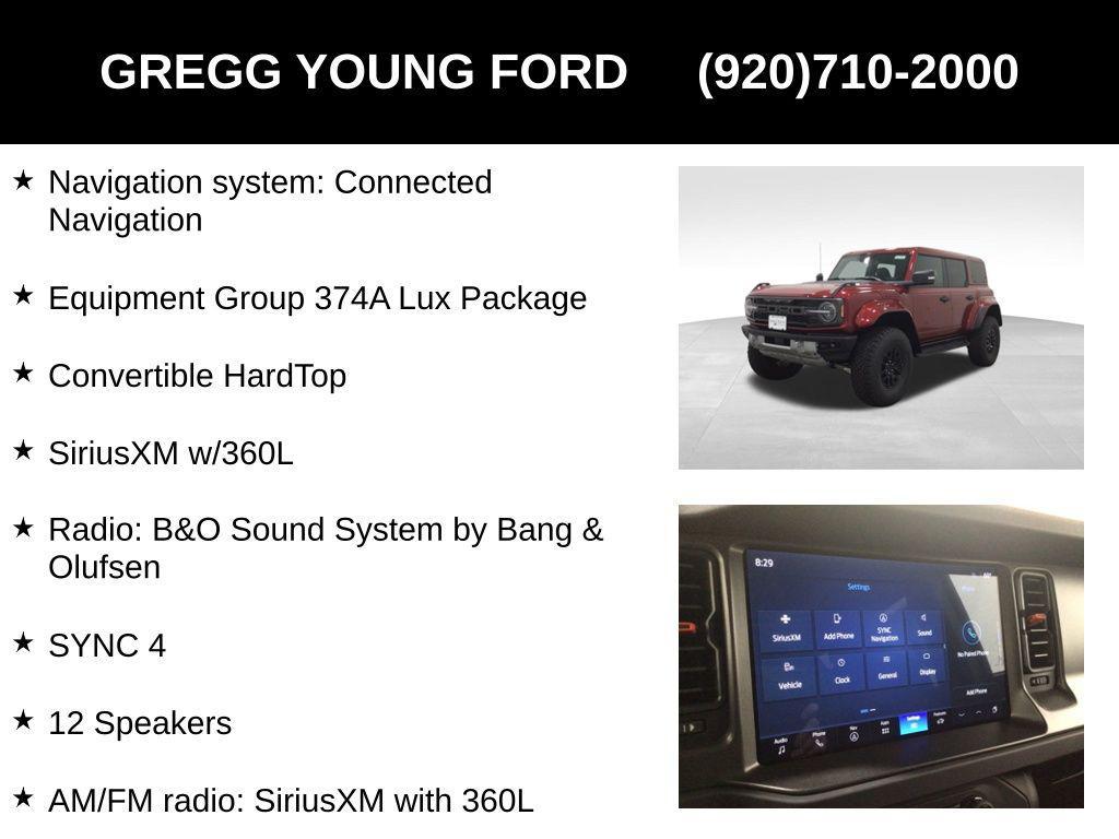 new 2025 Ford Bronco car, priced at $82,085