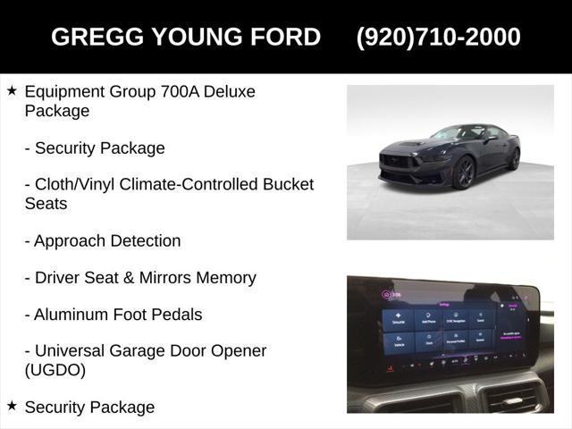 new 2025 Ford Mustang car, priced at $72,460