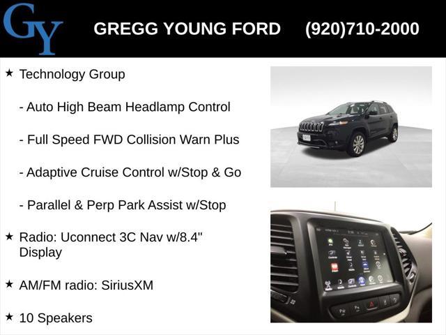 used 2017 Jeep Cherokee car, priced at $12,300