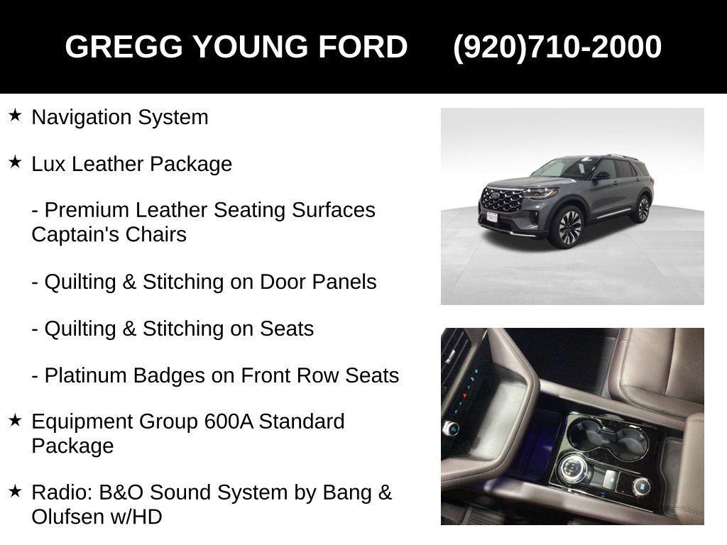 new 2026 Ford Explorer car, priced at $58,950