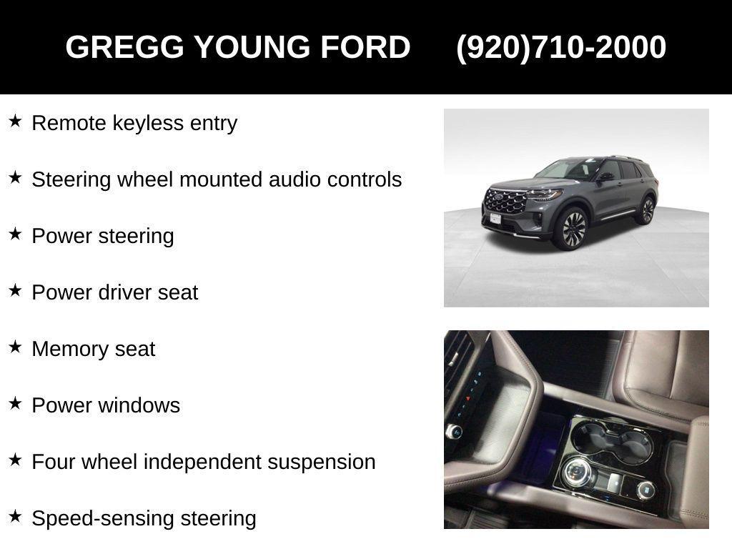new 2026 Ford Explorer car, priced at $58,950