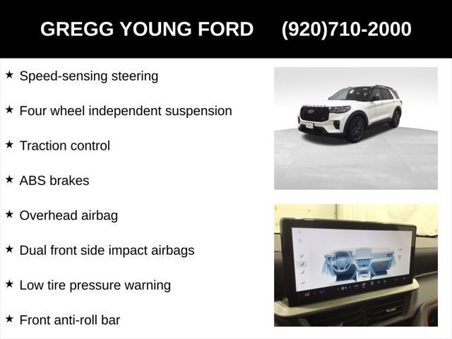 new 2025 Ford Explorer car, priced at $61,847
