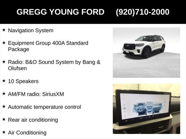 new 2025 Ford Explorer car, priced at $61,847