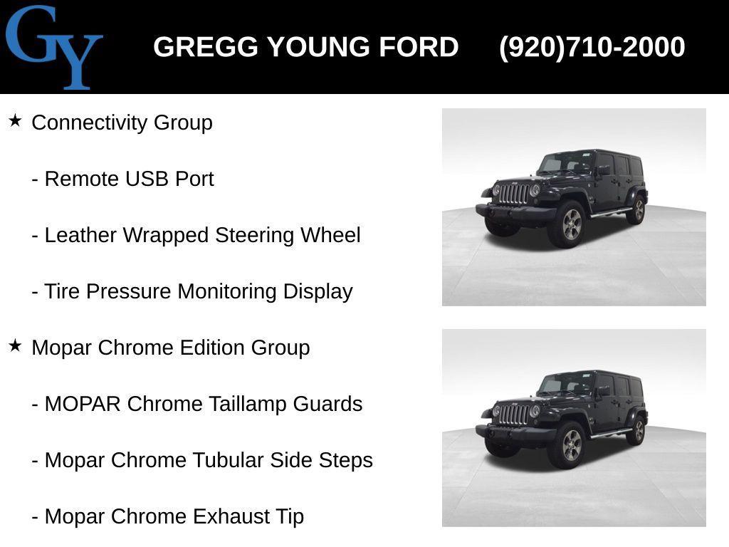used 2016 Jeep Wrangler Unlimited car, priced at $20,500