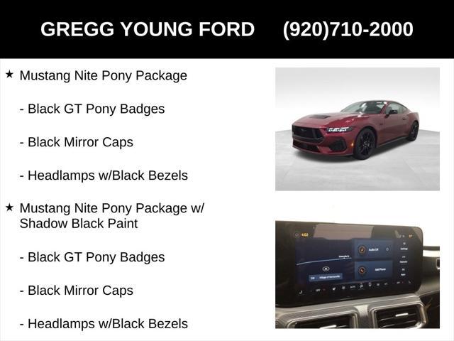 new 2025 Ford Mustang car, priced at $55,631