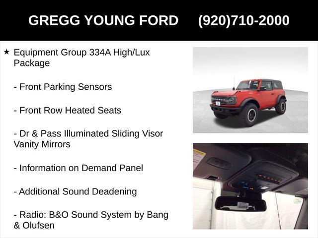 new 2024 Ford Bronco car, priced at $52,437