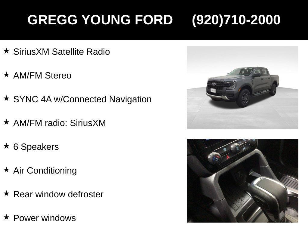 new 2025 Ford Ranger car, priced at $40,184