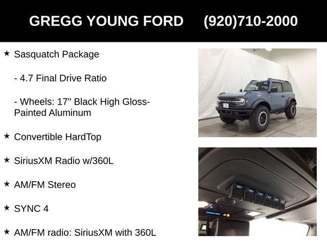 new 2024 Ford Bronco car, priced at $56,052