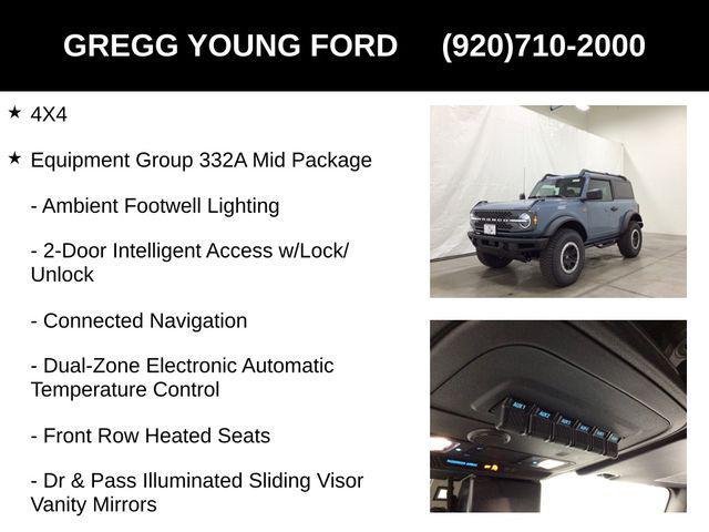 new 2024 Ford Bronco car, priced at $56,052