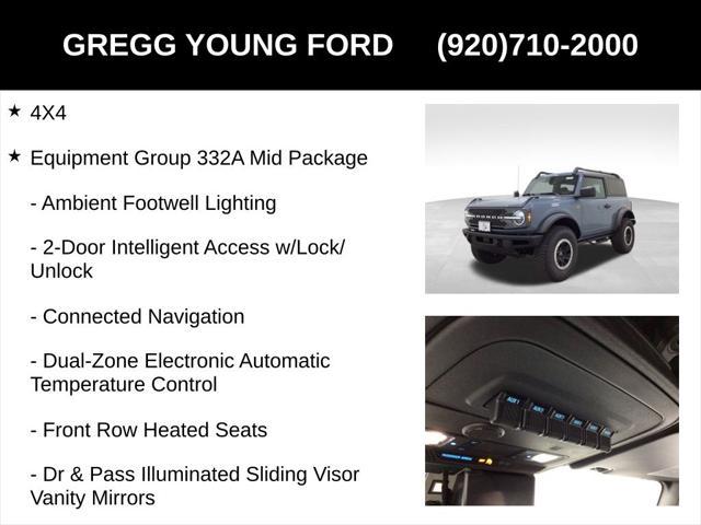 new 2024 Ford Bronco car, priced at $51,552