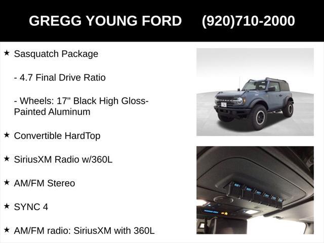 new 2024 Ford Bronco car, priced at $51,552