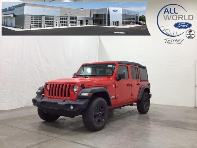 used 2021 Jeep Wrangler Unlimited car, priced at $28,588